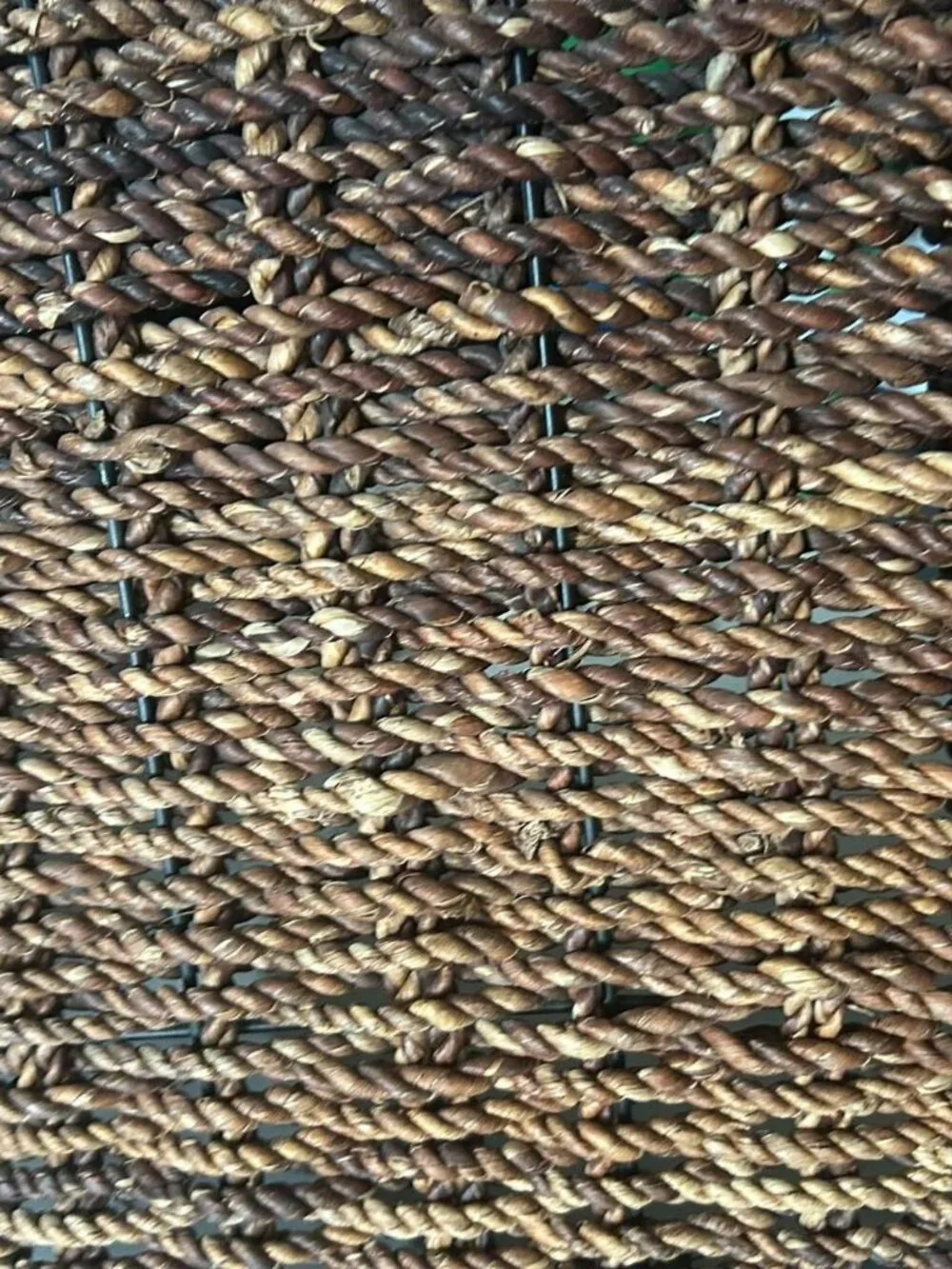 West Elm Wicker Woven L Shaped Shelf
